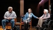 John Ellison Conlee as John, Phoebe Strole as Sarah, and Frances Sternhagen as Rose in The Madrid.