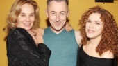 Alan Cumming is surrounded by gorgeous stars! Jessica Lange and Bernadette Peters rally around the Macbeth headliner.
