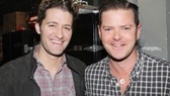 Hairspray reunion! The hit 2000 musical’s original Link Larkin (Matthew Morrison, of course!) says hello to original Corny Collins (Clarke Thorell, now playing Rooster in Annie). 