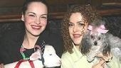 Awww!Tammy Blanchard and Bernadette Peters get cozy with some adorable friends.