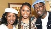 Deborah Cox (center) backstage with guests Angela Bassett and Courtney B. Vance.
