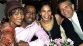Two couples, three August Wilson alums! Angela Bassett, Courtney B. Vance, Allyson Tucker and Brian Stokes Mitchell.