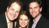 Avenue Q's Jordan Gelber with Celia Keenan-Bolger and Daniel Reichard.