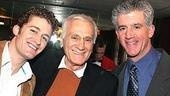 Dick Latessa poses with former co-stars Matthew Morrison (Hairspray) and Gregory Jbara (Damn Yankees).
