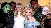 Carrie Underwood at Wicked - Eden Espinosa - Ben Vereen - Carrie Underwood - Megan Hilty - Derrick Williams - Carole Kane