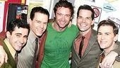 Hugh Jackman at Jersey Boys - John Lloyd Young - Christian Hoff - Hugh Jackman - J.Robert Spencer - Daniel Reichard