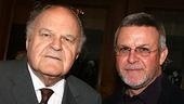 George S. Irving, who starred in Feuer's final Broadway production I Remember Mama in 1979, with actor Ron Raines, last seen on Broadway in Chicago.