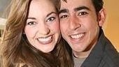 Photo Op - First Preview of Grease - Laura Osnes - Max Crumm (smile)