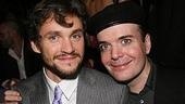 Back in the trenches? Nope, celebrating another victory! Former Journey's End co-stars Hugh Dancy and Jefferson Mays at the Pygmalion party.