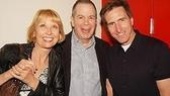 Speaking of reunions...Smell star Peter Bartlett gets a visit from The Most Fabulous Story Ever Told co-star Julie Halston and playwright Paul Rudnick.