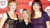 Stars Emily Bergl and Annie Parisse flank Second Stage’s Artistic Director, a proud and beaming Carole Rothman. 