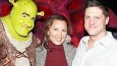 And the stars just keep on coming! Standing tall after playing the vertically challenged Lord Farquaad, Christopher Sieber joins in the photo fun…