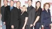 Rounding out the cast are Byron Jennings, far left, and on the right, Rosie Benton and Lisa Banes.