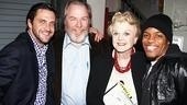 A happy four-shot of Raul Esparza, Michael McKean, Angela Lansbury and Jon Michael Hill.