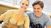 Million Dollar Quartet stars Elizabeth Stanley and Hunter Foster are ready to sign some autographs.