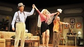 Viagara Falls stars Bernie Kopell, Teresa Ganzel and Lou Cutell greet their opening night audience as their old school sex farce kicks off its off-Broadway run.