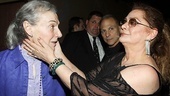 Two great ladies of the theater: Marian Seldes and Elizabeth Ashley.