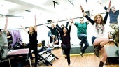Photo Op: Bloody Bloody Andrew Jackson in Rehearsal – Kate Cullen Roberts – Jeff Hiller – Maria Elena Ramirez – Greg Hildreth – Nadia Quinn – Darren Goldstein