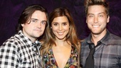 Jamie gets close with two of her favorite boys, Robert Iler and Lance Bass.