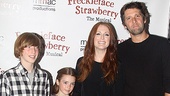 The cutest family in New York City lines up for a snapshot: Caleb and Liv Freundlich and their parents, Julianne Moore and film director Bart Freundlich.
