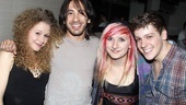 Dee Snider Rock of Ages opening night –Josephine Rose Roberts – Shane Snider – Cheyenne Snider – Derek St. Pierre