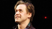T.R. Knight looks delighted to be back on Broadway for the first time in seven years.