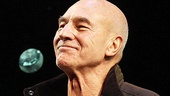 Patrick Stewart soaks in the applause for his latest starring role on Broadway.