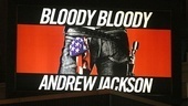 Bloody Bloody Andrew Jackson opening night – poster 