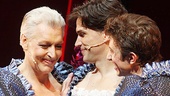 Priscilla Opening in Toronto – cc – Tony Sheldon – Will Swenson – Nick Adams (hug)