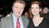 Larry Bryggman poses with his director, Karen Kohlhaas.