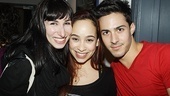 Another adorable cast three-shot: Nikka Graff Lanzarone, Yanira Marin and Phillip Spaeth.