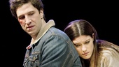 Pablo Schreiber as Doug and Jennifer Carpenter as Kayleen in Gruesome Playground Injuries.
