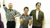 Priscilla rehearsal  - Tony Sheldon – Will Swenson – Nick Adams 4 