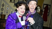 Cheers! Ashley Brown and Gavin Lee toast to Brown's return to Mary Poppins. You can catch the duo flying into the New Amsterdam Theatre eight times a week! 