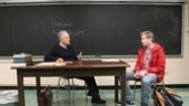 Reed Birney and Josh Caras in The Dream of the Burning Boy.