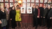 Chad and Montego Sardi’s caricatures – Montego Glover – Chad Kimball – producers