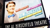 How to Succeed Opening Night – marquee