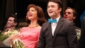 How to Succeed Opening Night – Rose Hemingway – Daniel Radcliffe (curtain call)