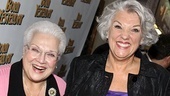 Marilyn Horne and Tyne Daly head into the Cort Theatre. Born Yesterday holds a special place in Tyne Daly’s heart: her father was an understudy in the original production when the Tony-winning actress was born!