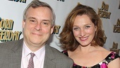 Director Doug Hughes poses alongside his real-life leading lady, Kate Jennings Grant.