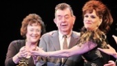 Beth Leavel introduces Mary Jane and Stan Greenberg, the real-life children of her character, to the cheering crowd.