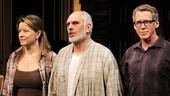 On opening night of The Intelligent Homosexual’s Guide, star Linda Emond, Michael Cristofer and Stephen Spinella step out for their curtain call.
