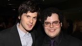 Arcadia's Tom Riley chats up The Book of Mormon's Josh Gad. 