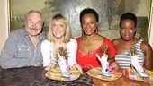 Serendipity owner Stephen Bruce is thrilled to present Ashley Spencer, Jacqueline B. Arnold and Anastacia McCleskey with the “Diva-licious” sundae.