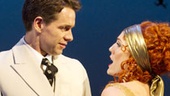 Julian Ovenden as Prince Sirki and Mara Davi as Alice in Death Takes a Holiday.
