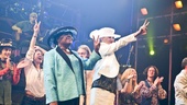 Same-Sex Weddings at St. James Theatre – Terri White – Donna Barnett (peace sign)