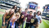 Hair Cast at Mets Game – group shot field