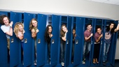 Hair Cast at Mets Game – group shot lockers