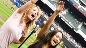 Hair Cast at Mets Game – Kacie Sheik – Kaitlin Kayan