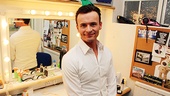 Relaxing in his dressing room, Jon Lee is set to channel the golden-voiced lead singer of the Four Seasons. 